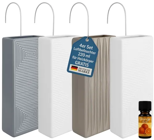 Luftbefeuchter Heizung + Gratis Duftöl Raumbefeuchter Heizkörper Verdunster 4