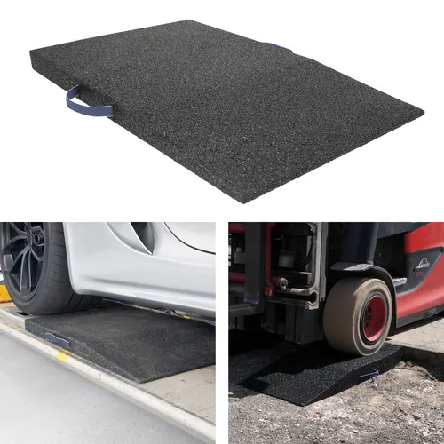 TOPRUBBER® Auffahrrampe aus Gummigranulat 800x500x45 mm