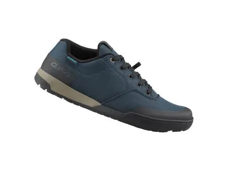 Shimano GF400 dark blue (B26) 45 - Mountainbikeschuhe für Herren - Optimaler Grip und Kontrolle mit ULTREAD GF Gummimischung, halbhoher Polstereinlage für Stoßdämpfung und atmungsaktivem Obermaterial - perfekt für anspruchsvolle Mountainbike-Fahrten.