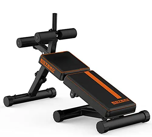 Hantelbank Fitnessbank mit verstellbarer Lehne - Hantelbänke für Einsteiger bis Profis - ideal für vielseitiges Training wie Brusttraining und Sit-Ups. Stabile Bauweise und max. Belastbarkeit von 150 kg für sicheren Einsatz.