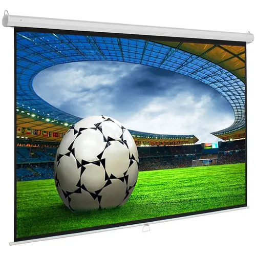 4:3 SlenderLine Base Beamer Rolloleinwand 180 x 138 (174x130)cm HDTV 3D 87