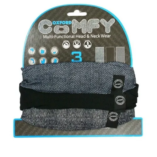 MULTIFUNKTIONALER WINDDICHTER KRAGEN BEQUEM 3 STÜCK IM PACK FISCHGRÄT FARBE