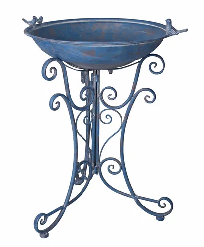 Vogeltränke 73cm Vogelbad Landhausstil Trinkschale Gartendeko Wasserbecken Antik