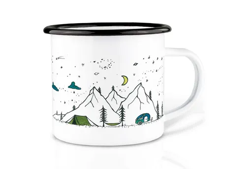 Ligarti Tasse Emaille Tasse – Camping Life