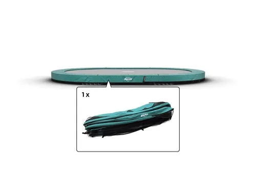 Berg Trampolin-Randabdeckung Ersatzteil 470 cm oval grün - Grand Champion InGround Federabdeckung