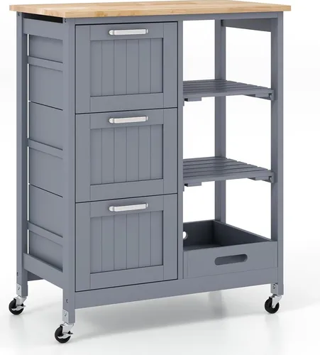 KOMFOTTEU Küchenwagen Servierwagen