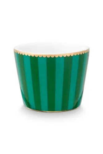 PiP Studio Eierbecher Eierbecher Love Birds Stripes Emerald Grün