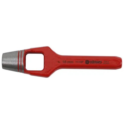 Dönges Henkellocheisen nach DIN 7200 A, rot lackiert, Durchmesser 26 mm