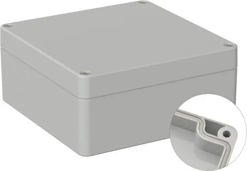 TRU COMPONENTS TC-9065616 Industrie-Gehäuse 122 x 120 x 55 ABS Lichtgrau (RAL 7035) 1St.
