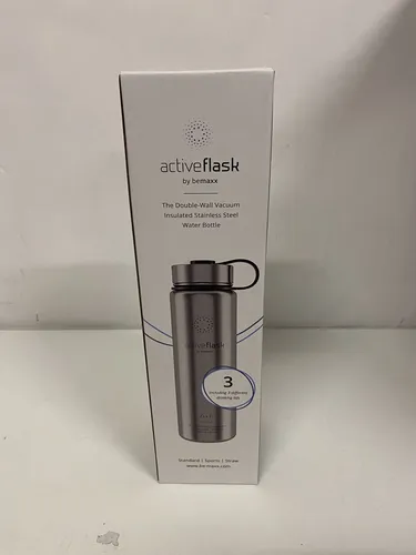 BeMaxx Trinkflasche Edelstahl ACTIVE FLASK 680ml Wasserflasche Thermosflasche