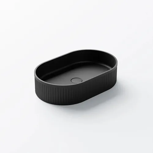 Steinberg Serie 740 Aufsatzwaschtisch, oval, ohne Überlauf von Steinberg