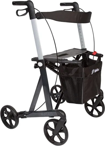 XXL Rollator Mobilex Buffalo mit Schleifbremse und Softrädern 62 cm