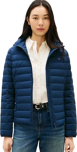 Tommy Hilfiger Damen Stretch Nylon Lw Down Jacket Ww0ww47753 Pufferjacke, Blue (Dark Night Navy), L - Stylische Pufferjacke von Tommy Hilfiger aus strapazierfähigem Nylon, ideal für kalte Tage. Bietet hohen Tragekomfort und modernes Design für jeden Anlass. Perfekt für die modebewusste Frau!
Kategorie: Mäntel & Jacken