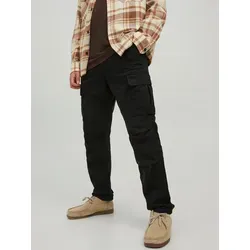 JACK & JONES Herren Cargohose Jpstace Jjtucker AMA Noos, Schwarz
