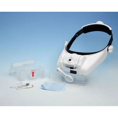 Krick 492214 Profi LED-Kopfbandlupe USB