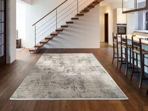 OCI DIE TEPPICHMARKE Teppich BESTSELLER CAVA - Eleganter Vintage-Teppich mit Fransen - Flachgewebe-Teppiche, hochwertiger Design-Teppich mit 3D Effekt, exklusiver pflanzlicher Viskose für samtweiche Oberflächenstruktur und edlen Glanz.