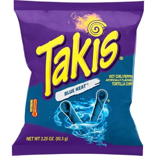 Produktbild Takis Blue Heat 92.3g Hot Chilli Pepper Tortilla Chips