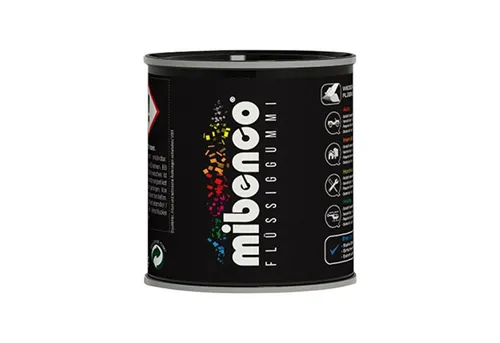 mibenco Lack mibenco Flüssiggummi PUR 175 g Schwarz Glänzend – Schutz & Isolation