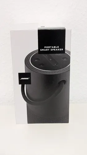 BOSE Portable Home Speaker: App-steuerbarer Bluetooth Lautsprecher in Schwarz - Audio-Docks & Mini-Lautsprecher mit Wasserresistenz und Smart-Home-Kompatibilität, ideal für Musikgenuss überall.