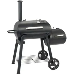 Vinson 200 BBQ-Smoker 16 Zoll - 4in1 Grill & Räucherofen - Grills & Smoker - Vielseitiger 4in1 BBQ-Smoker mit 70,5 x 39,5 cm Grillfläche, ideal für unvergessliche Grillabende im Garten.