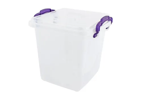 HTI-Living Aufbewahrungsbox Box mit Griffen Sofia in lila von HTI-Line