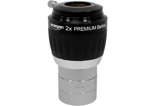 Omegon Teleskop 2x Premium Barlowlinse, 2'' - Für gestochen scharfe Planetenbilder - Teleskope - Apochromatische Barlowlinse mit vier Linsen für brillante Abbildung und hohe Vergrößerung. Ideal für Planeten-Fotografie und komfortables Beobachten.