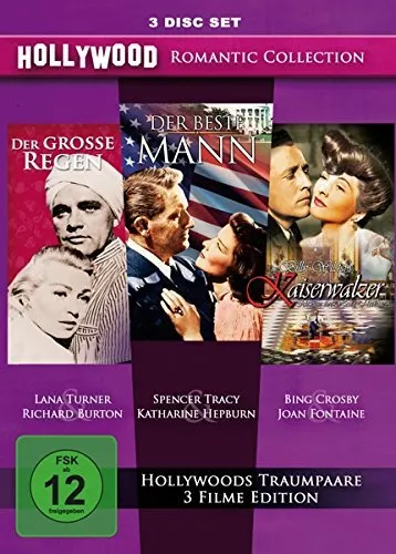 Hollywood Romantic Collection - 3 Filme - 3 DVD's/NEU/OVP