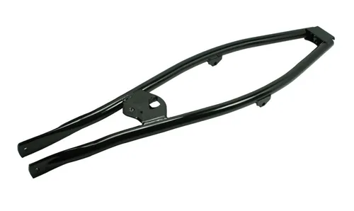 Rahmenobergurt - schwarz pulverbeschichtet für Simson S50, S51, S70 - Fahrwerkskleinteile mit robuster Pulverbeschichtung und klassischem Look, ideal für eine langlebige und stilvolle Aufwertung Deiner Simson.