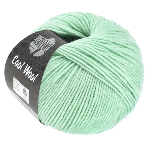 LANA GROSSA Cool Wool Häkelwolle, 160 m in grün von LANA GROSSA