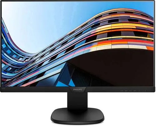 Philips 243S7EHMB - 24 Zoll FHD Monitor, höhenverstellbar mit IPS-Technologie für brillante Farben und augenschonendes Arbeiten