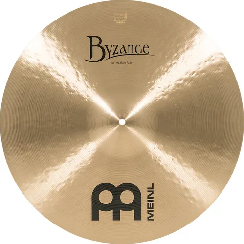 MEINL B20MR Byzance Traditional Medium Ride 20 Becken - Percussion Becken mit traditionellem Klang, ideal für vielseitige Musikstile und professionelle Auftritte.
