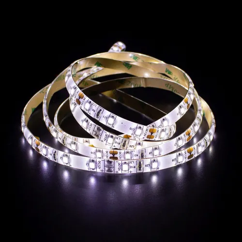5m (500cm) LED Streifen Band Leiste 12V Kalt Weiß 6000K IP65 300LEDs 60LED/m SMD