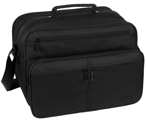 Spear Arbeitstasche Umhängetasche Flugbegleiter Herrentasche Schwarz