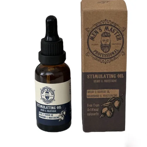 Mens Master Bartöl Bartpflege Bartwuchs Zitronengras Feuchtigkeit trockene Haut