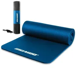 Muawo Fitnessmatte - Extra dicke 15 mm Yogamatte mit Tragegurt - Sportmatte für Yoga und Fitness, extra dick für optimalen Komfort und rutschfest. Ideal für Training, Therapie und Home-Work-Out. Phthalatfrei und geruchlos.