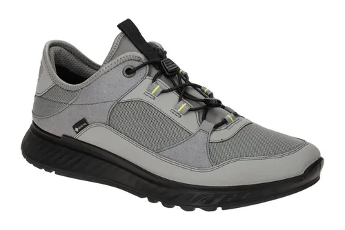 Ecco Herren Halbschuhe Exostr 40 - Grau - 40 - Ecco Exostride M Sneaker für Herren, mit wasserdichtem Obermaterial aus GORE-TEX. Perfekt für den täglichen Einsatz, atmungsaktiv und mit herausnehmbarer Innensohle für individuellen Komfort.