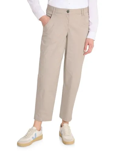 Cecil Mid Waist Barrel Leg Hose Casual Fit Grain Beige 33 in beige von CECIL