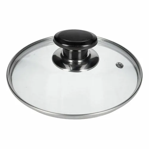 UNIVERSAL Topfdeckel Pfannendeckel Glas Deckel 16cmØ mit Griff Topf Pfanne