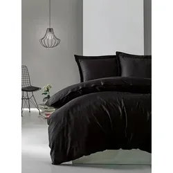 Satin Bettwäscheset (Einzelbett, XXL) - Hochwertiges Bettwäscheset aus 100% Baumwollsatin, maschinenwaschbar bei 30 °C, sorgt für angenehmen Schlafkomfort und stilvolle Akzente im Schlafzimmer.
