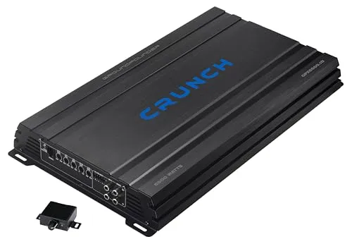 CRUNCH GPX5500.1D Monoblock Endstufe für Subwoofer - Leistungsstarker Monoblock-Verstärker mit 5500 Watt, ideal für beeindruckenden Bass und optimale Klangqualität in deinem Soundsystem.