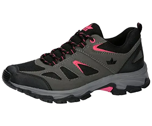 Lico Damen Lismore Traillaufschuhe - grau/schwarz/pink, 40 EU - Damen-Traillaufschuhe mit Gummi-Verschluss, ideal für anspruchsvolle Trails und optimalen Halt bei jedem Schritt.