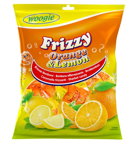 Woogie Bonbons Frizzy Orange & Lemon 170g