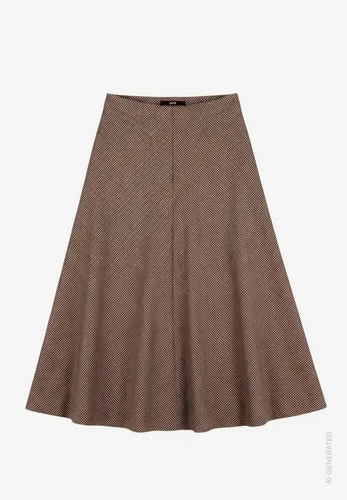 Zero A-Linien-Rock in Braun-Beige von Zero