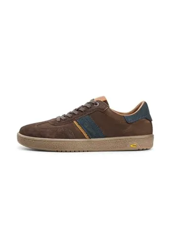 camel active Herren Low-Top Sneaker - Dunkelbraun, 44 EU - Herren-Hallenschuhe mit Wechselfußbett für optimalen Komfort, ideal für Freizeit und Alltag.