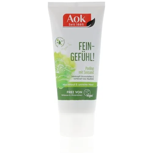 Aok Pur Balance Seesand Peeling mit Kamille & Ginseng-Extrakt