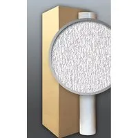 EDEM 80362BR70 Vliestapete Weiß – Überstreichbar mit ReibePutz Optik
