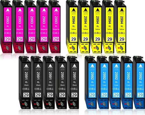 20er Pack Druckerpatronen 29 29XL kompatibel mit Epson XP-452
