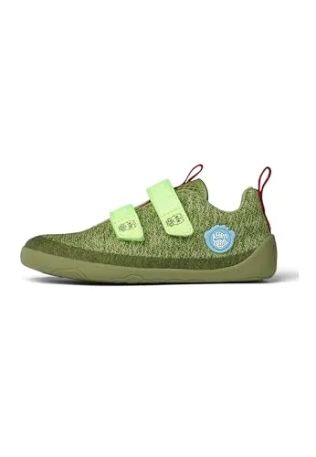 Affenzahn Barfußschuh Knit Schnürer für Kinder - Flexibler Barfußschuh mit dünner AntiSlip-Sohle für ein natürliches Laufgefühl. Leichtes An- und Ausziehen dank Cord Lock Verschluss. Ideal für aktive Kinder, die gerne die Welt entdecken.