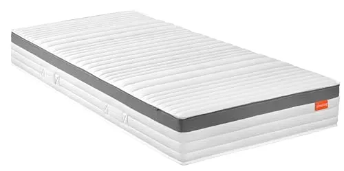 Sleepling 196320 Premium 1000er Federkernmatratze - 7-Zonen Taschenfederkernmatratze mit Kaltschaumauflage für optimalen Schlafkomfort, ideal für alle Schlafpositionen. Made in EU, Ökotex-zertifiziert und pflegeleicht.