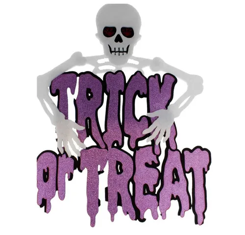 MICA Dekofigur Dekohänger Skelett - ca. 56 x 2 x 70 cm